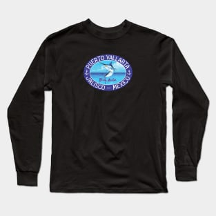 Puerto Vallarta, Jalisco, Mexico, Black Marlin Long Sleeve T-Shirt